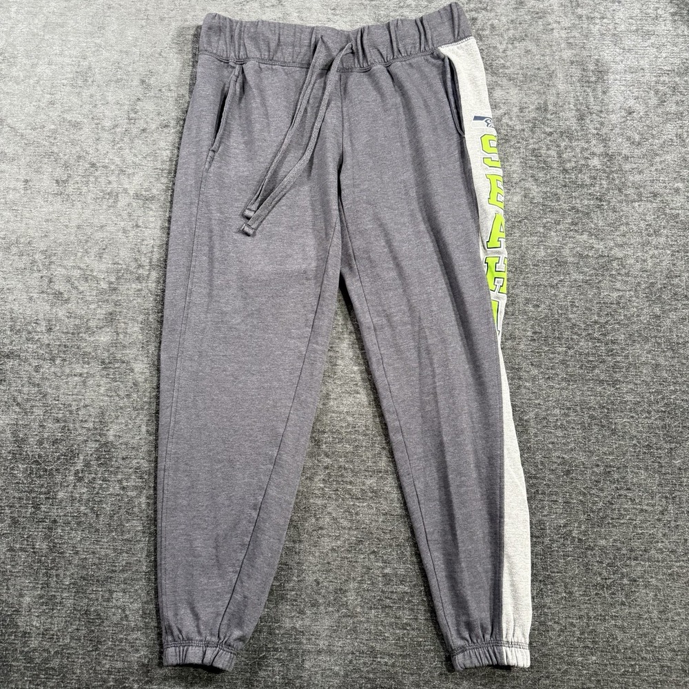 NFL Team Apparel Seattle Seahawks Women's‎ Gray Sweatpants Jogger Size Medium